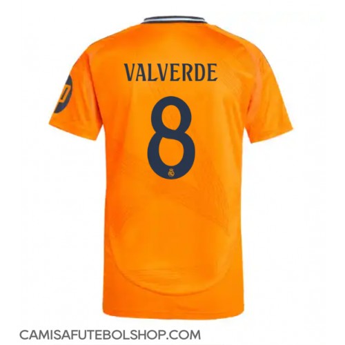 Camisa de time de futebol Real Madrid Federico Valverde #8 Replicas 2º Equipamento 2024-25 Manga Curta